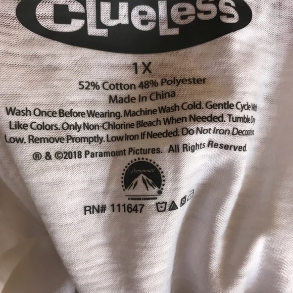 AS IF! NWOT Clueless Tee - Picture 5 of 5